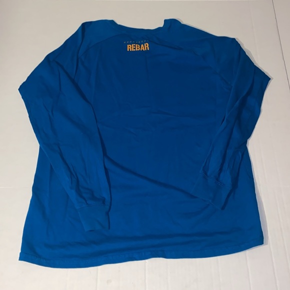 Ariat Rebar Women’s Long Sleeve XL Blue Tee Shirt - Picture 3 of 4